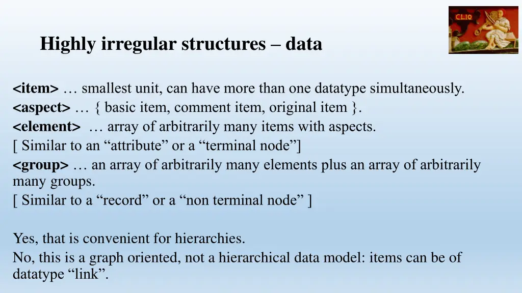 highly irregular structures data