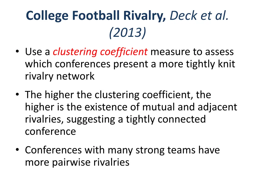 college football rivalry deck et al 2013 1