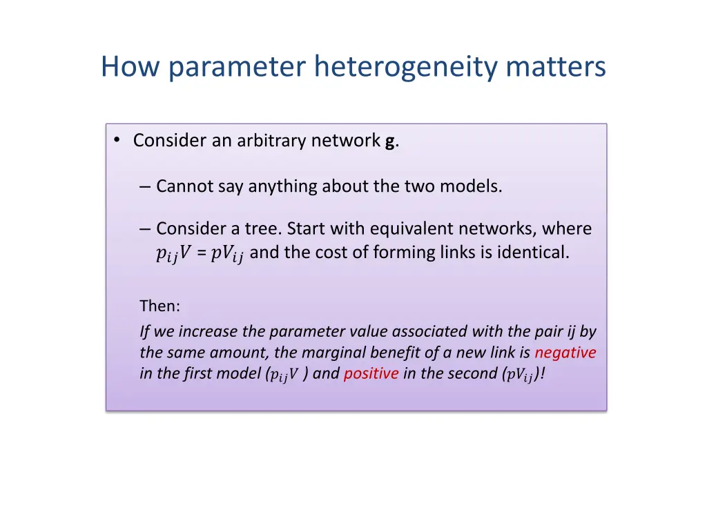 how parameter heterogeneity matters 2