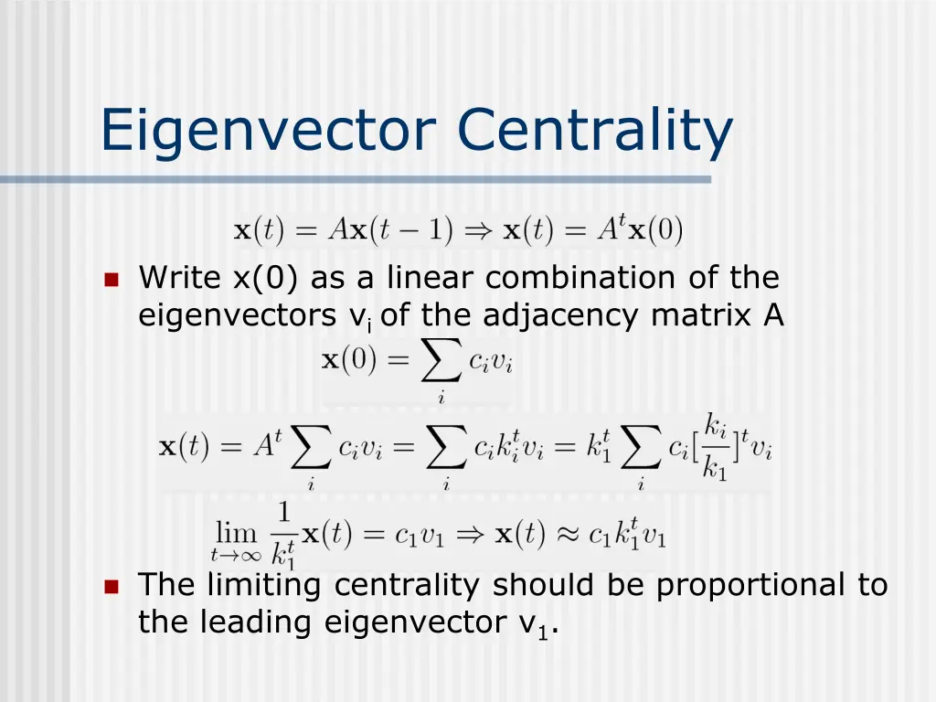 eigenvector centrality 1