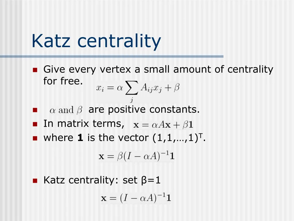 katz centrality