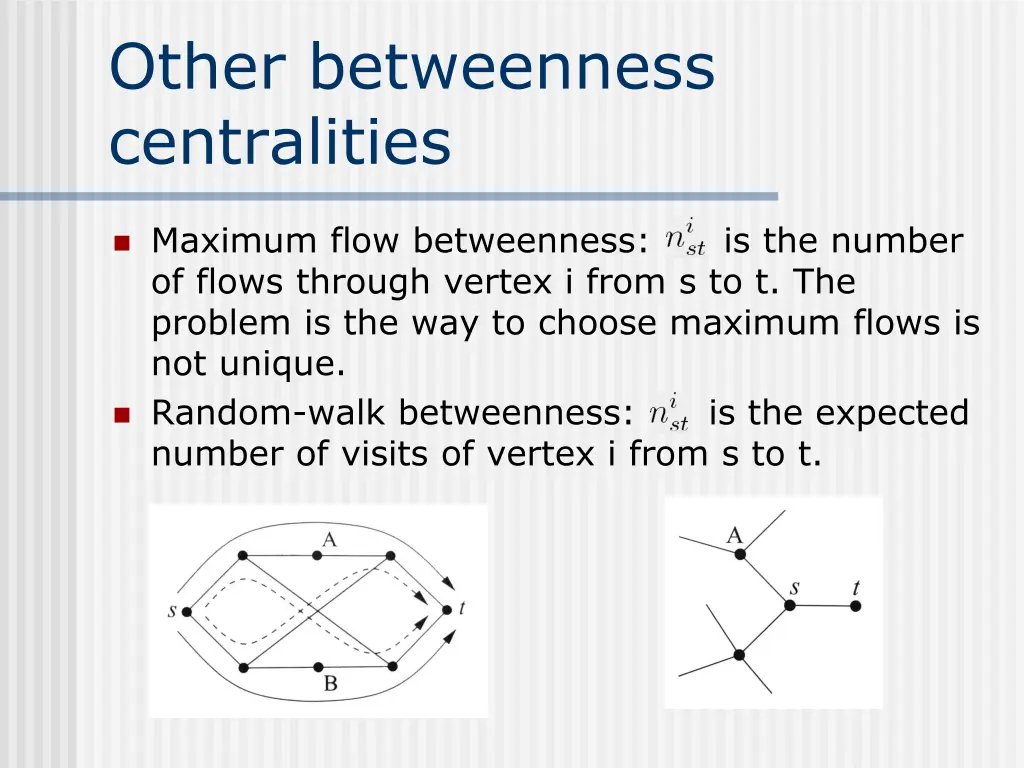 other betweenness centralities