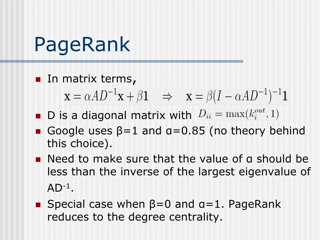 pagerank 1