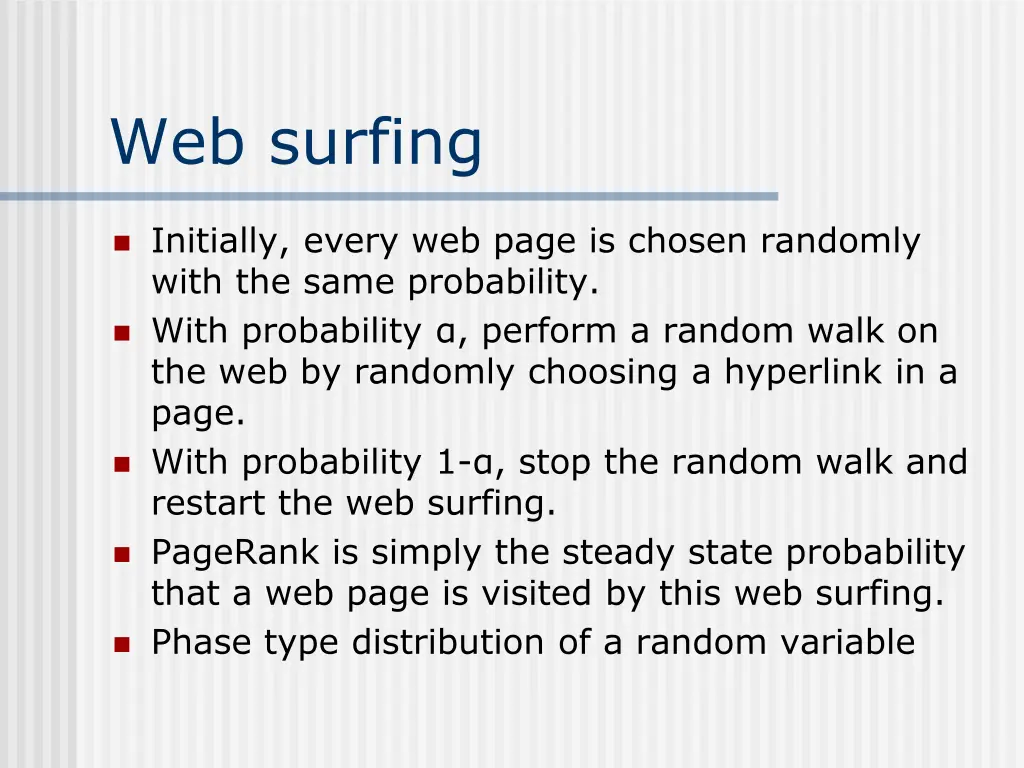 web surfing