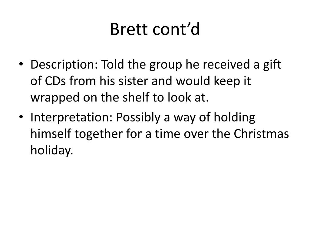 brett cont d