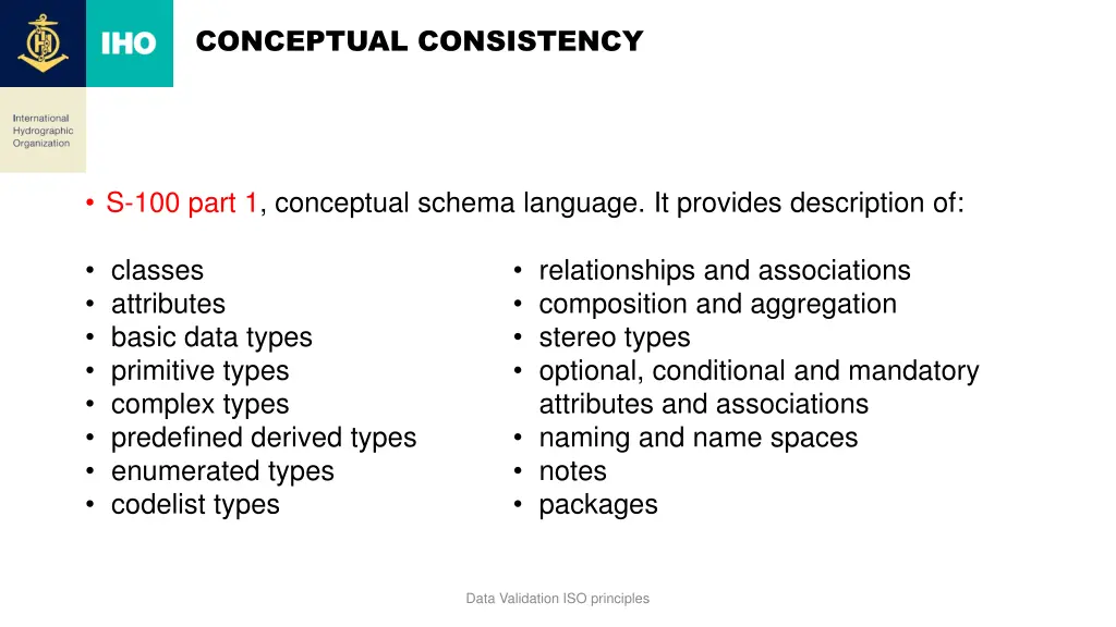 conceptual consistency