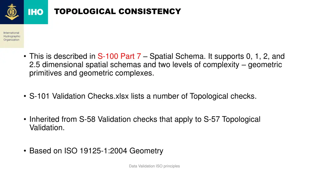 topological consistency