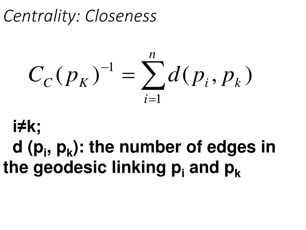 centrality closeness