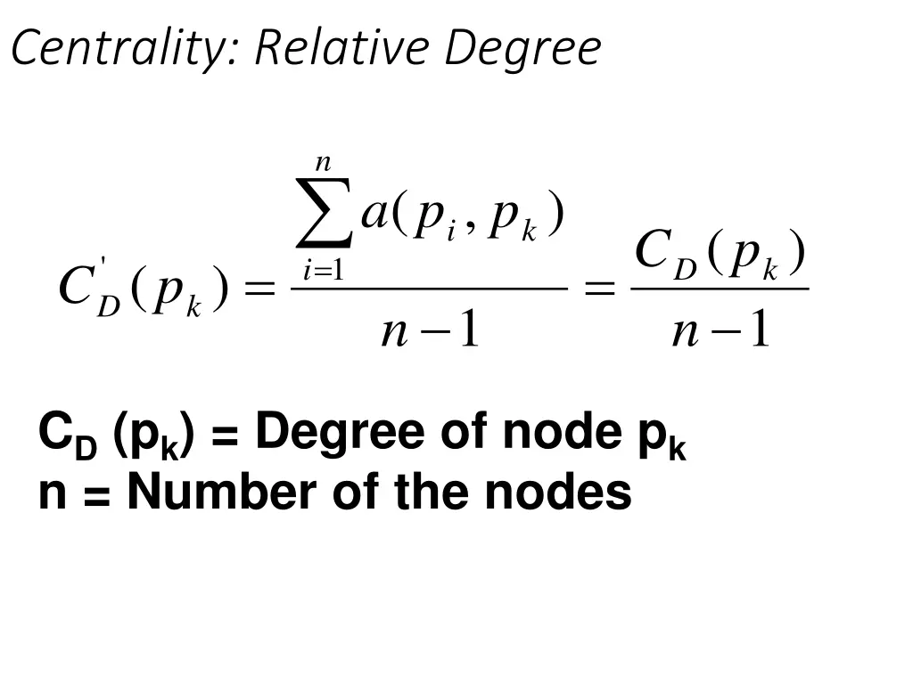 centrality relative degree