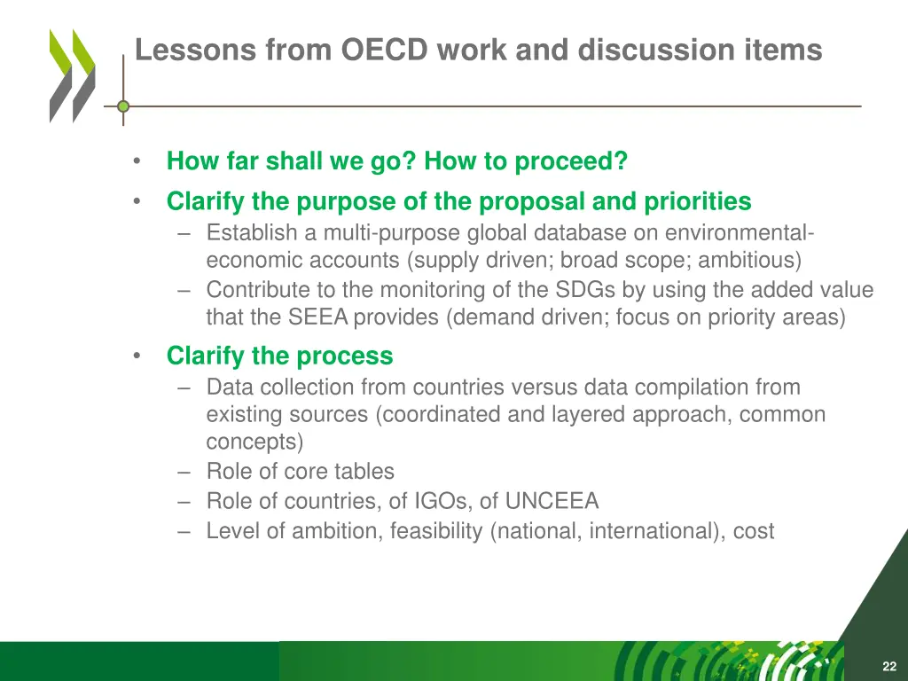 lessons from oecd work and discussion items 1