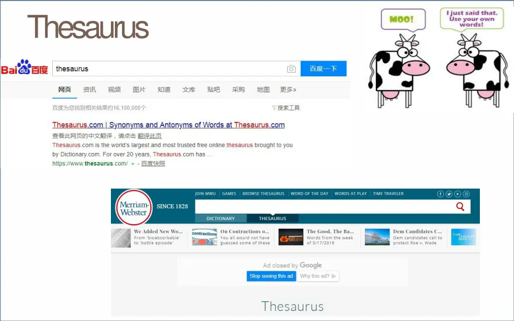 thesaurus