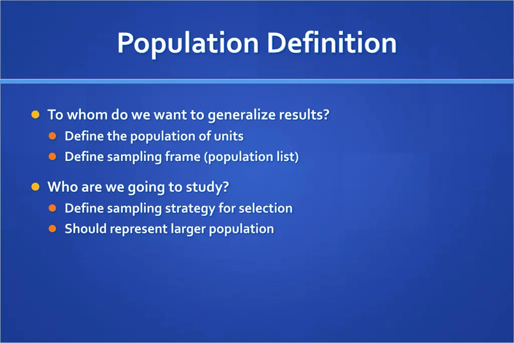 population definition