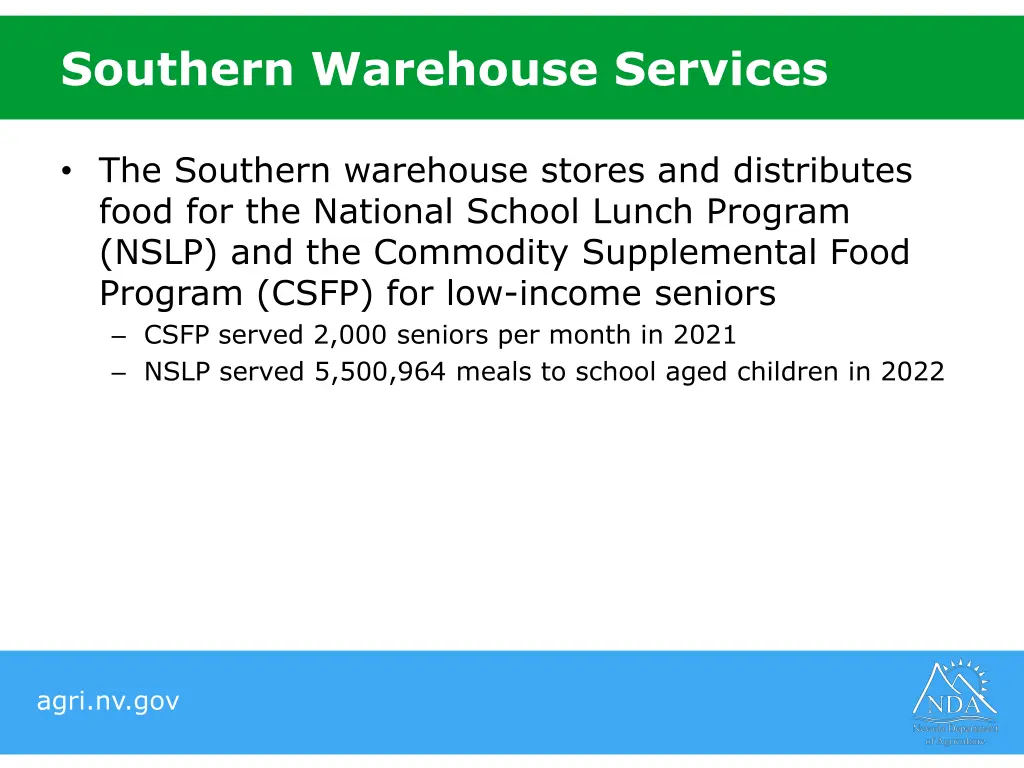 southern warehouse services