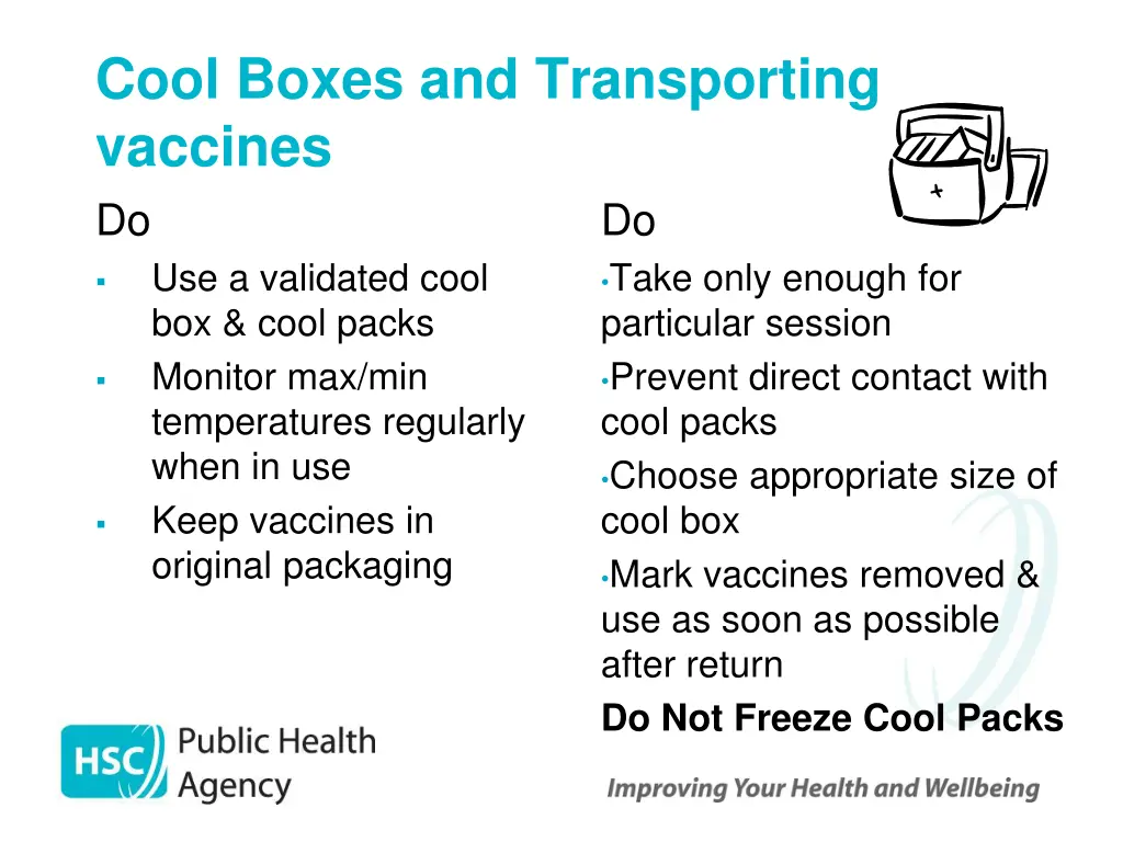 cool boxes and transporting vaccines