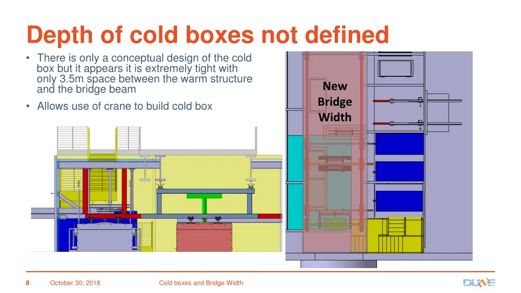 depth of cold boxes not defined there is only