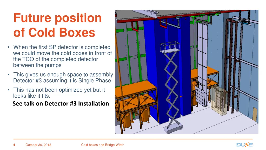 future position of cold boxes