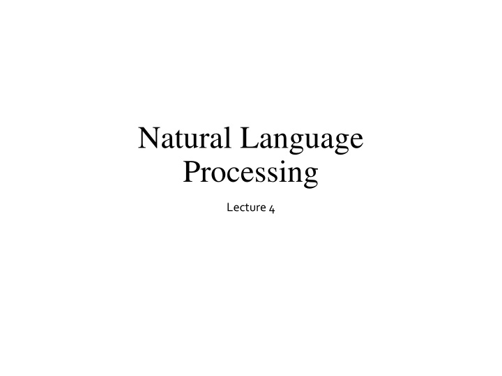 natural language processing