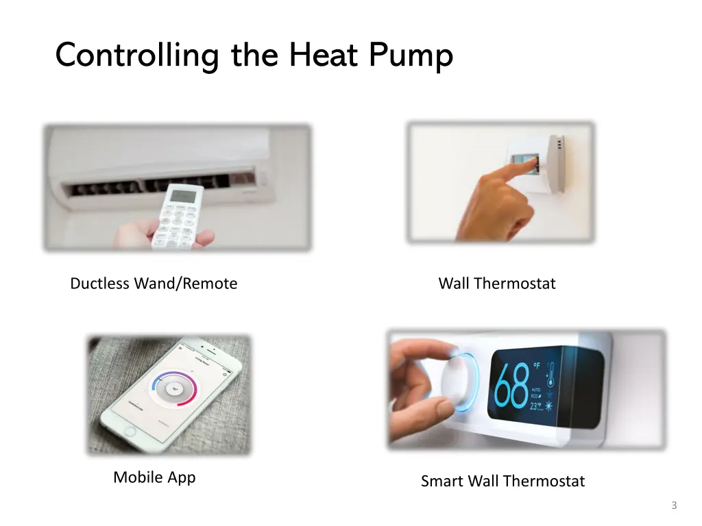 controlling the heat pump