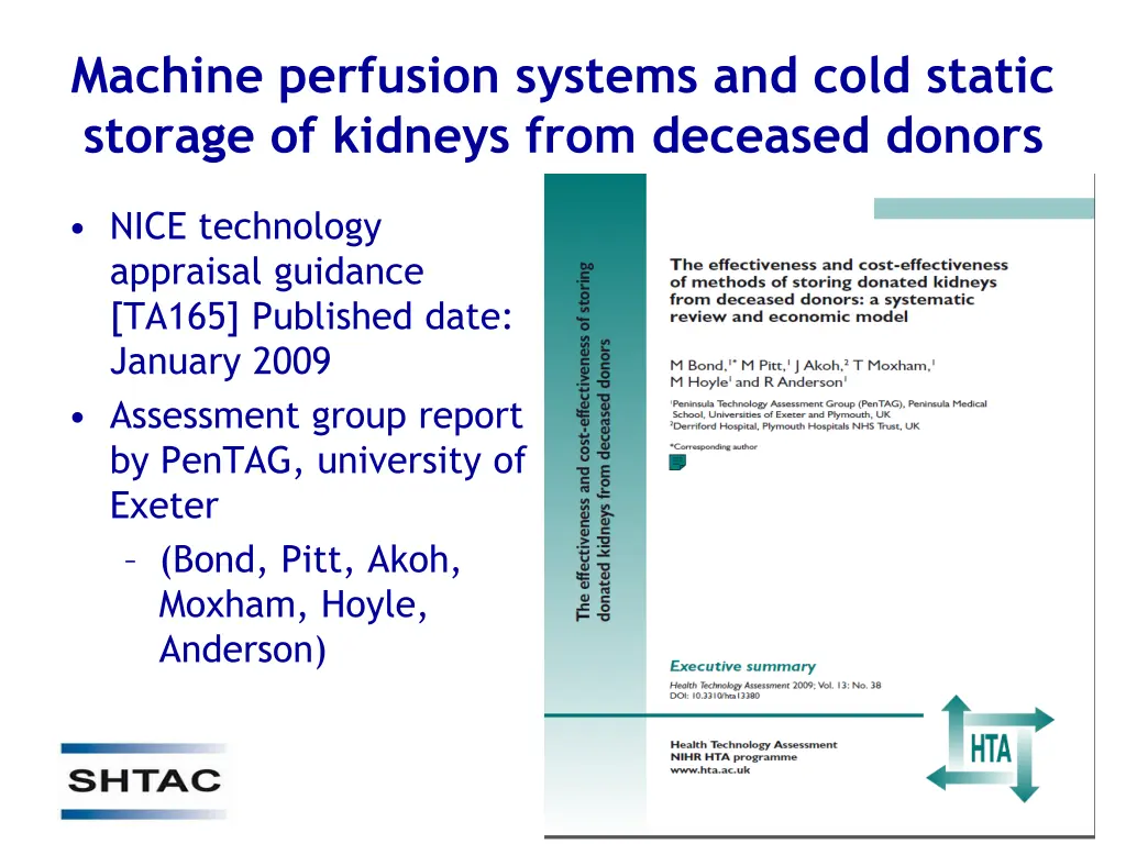 machine perfusion systems and cold static storage