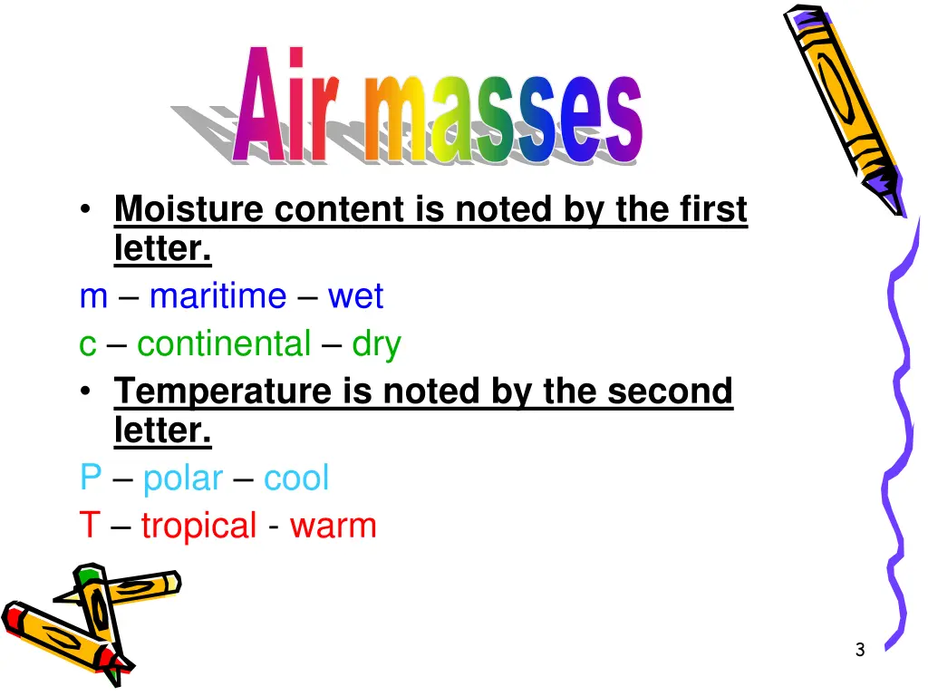 air masses 1