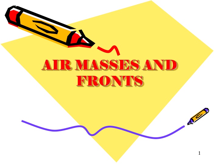 air masses and fronts