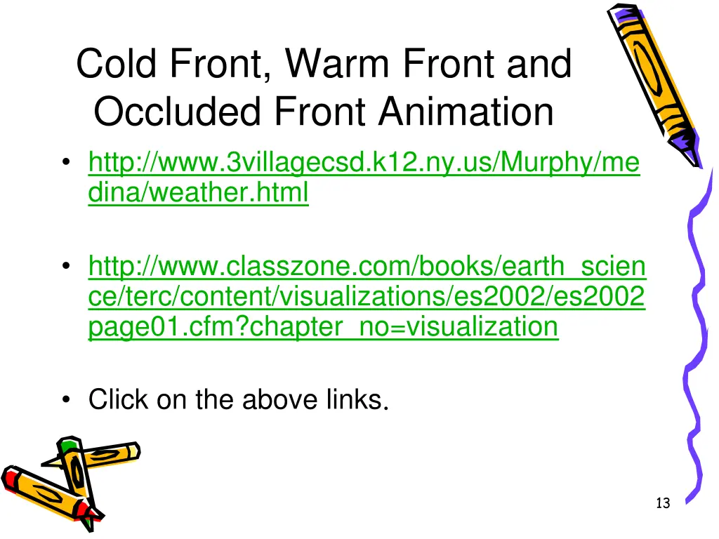 cold front warm front and occluded front