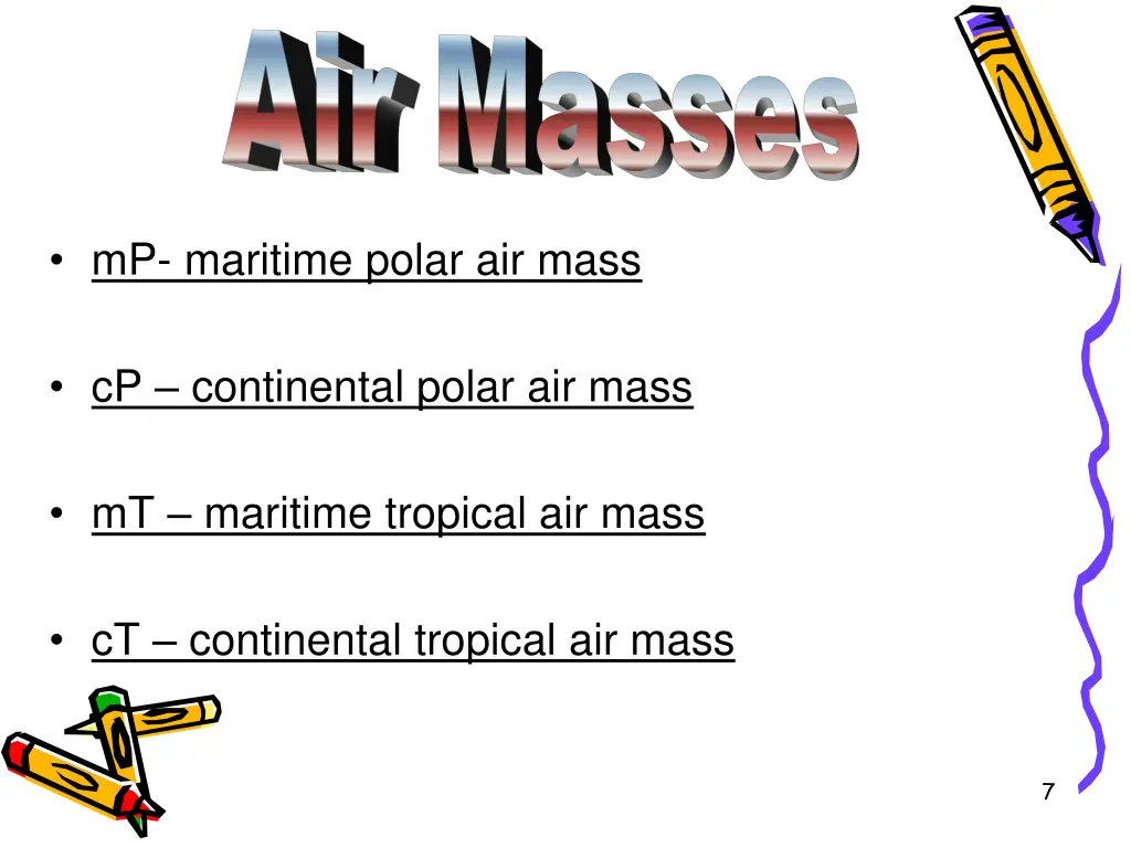 mp maritime polar air mass