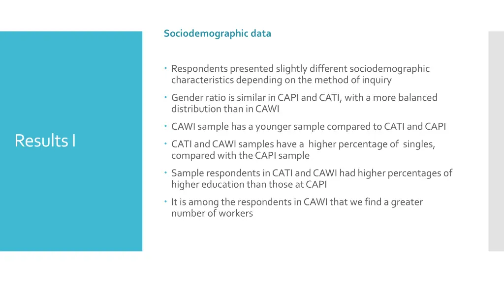 sociodemographic data