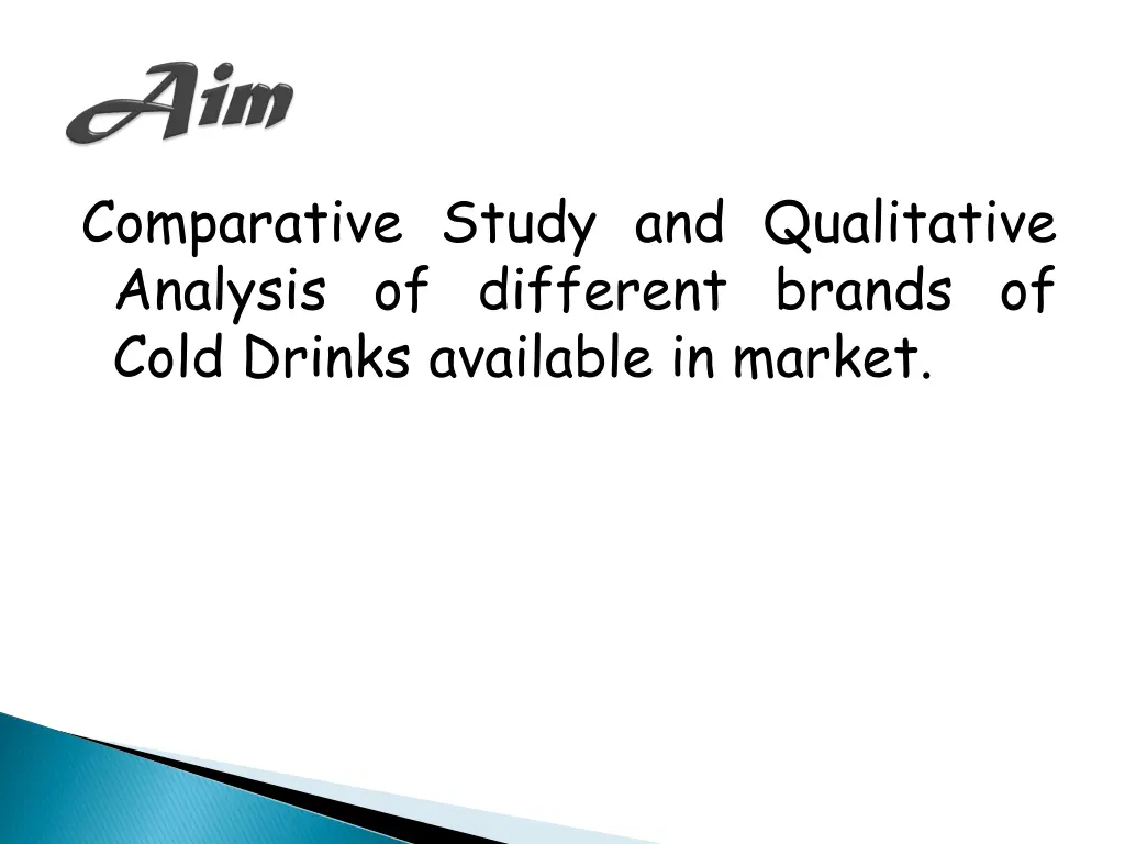 comparative study and qualitative analysis