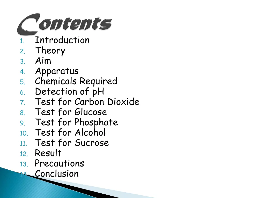 introduction theory aim apparatus chemicals