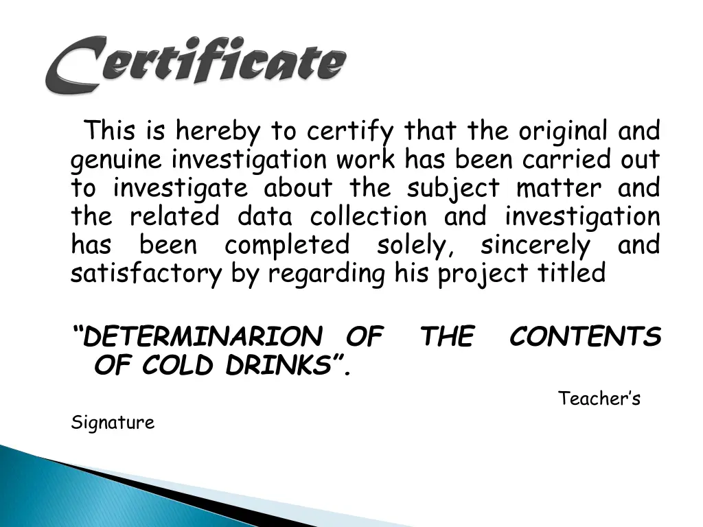 this is hereby to certify that the original