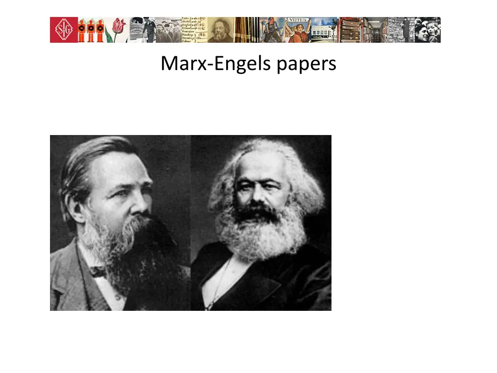 marx engels papers