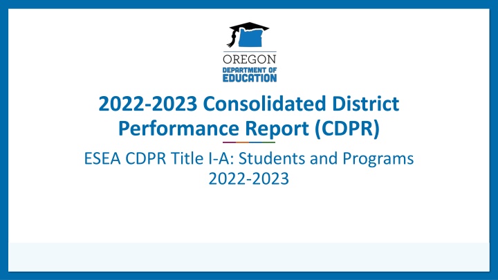 2022 2023 consolidated district performance