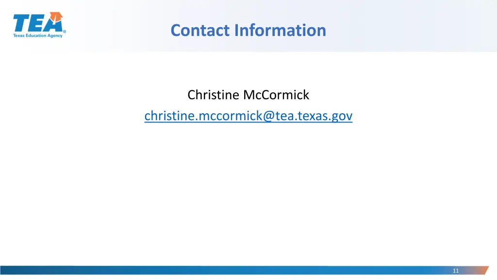 contact information