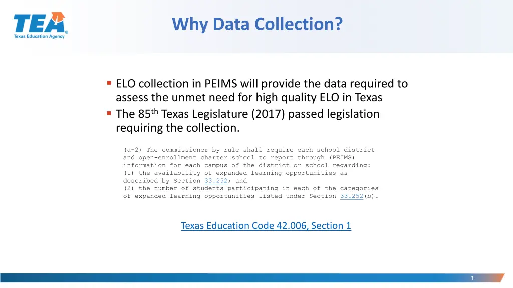 why data collection