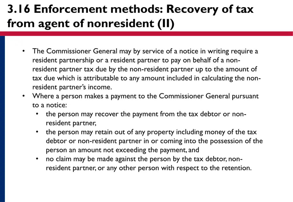 3 16 enforcement methods recovery of tax from