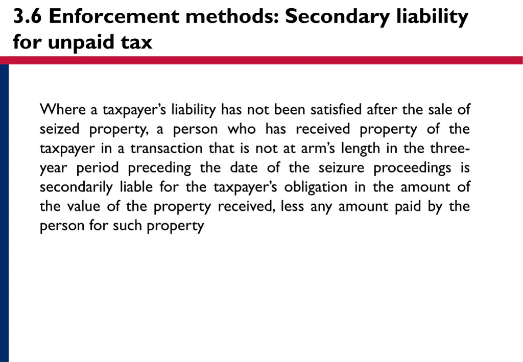 3 6 enforcement methods secondary liability