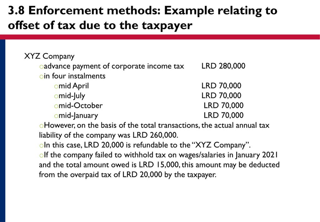 3 8 enforcement methods example relating