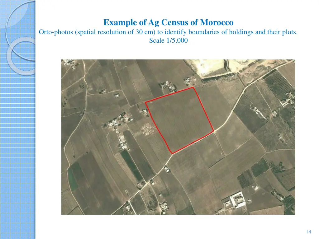 example of ag census of morocco orto photos