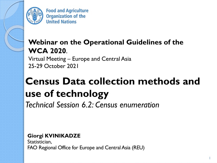 webinar on the operational guidelines