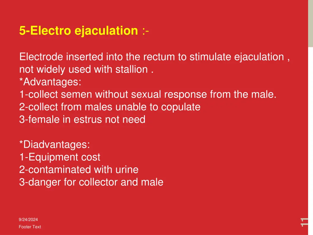 5 electro ejaculation