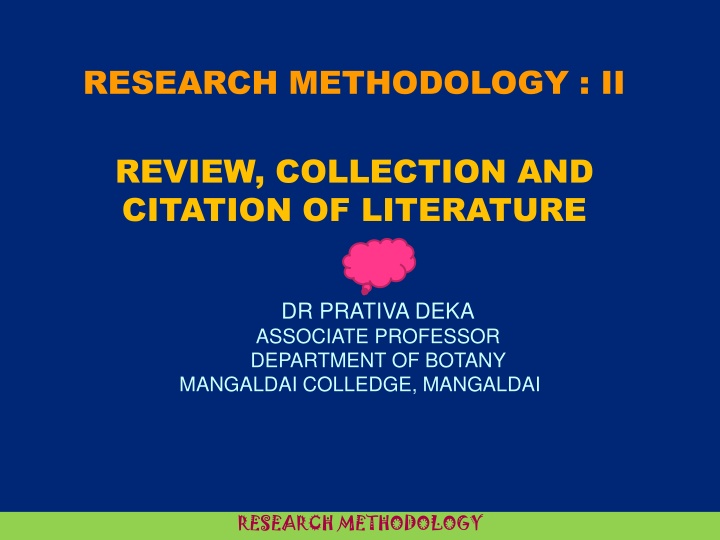 research methodology ii