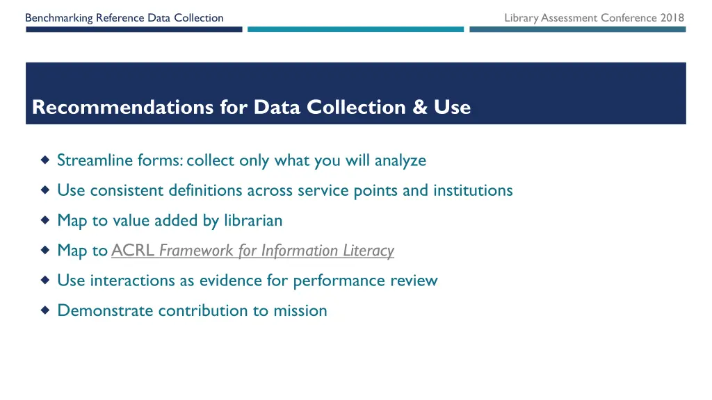 benchmarking reference data collection 15