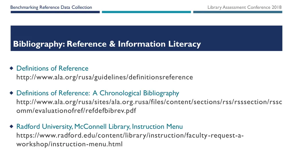 benchmarking reference data collection 16