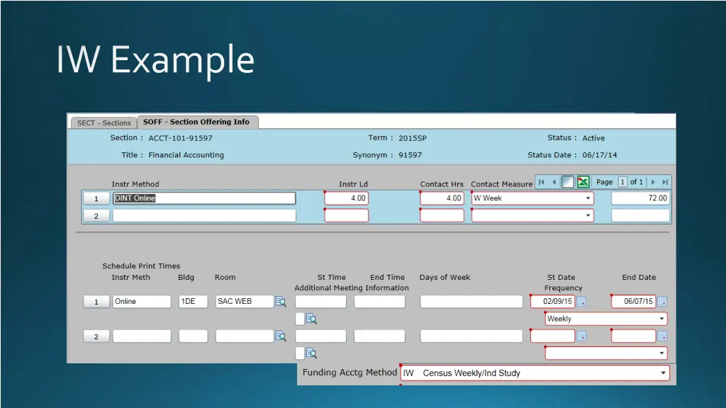 iw example