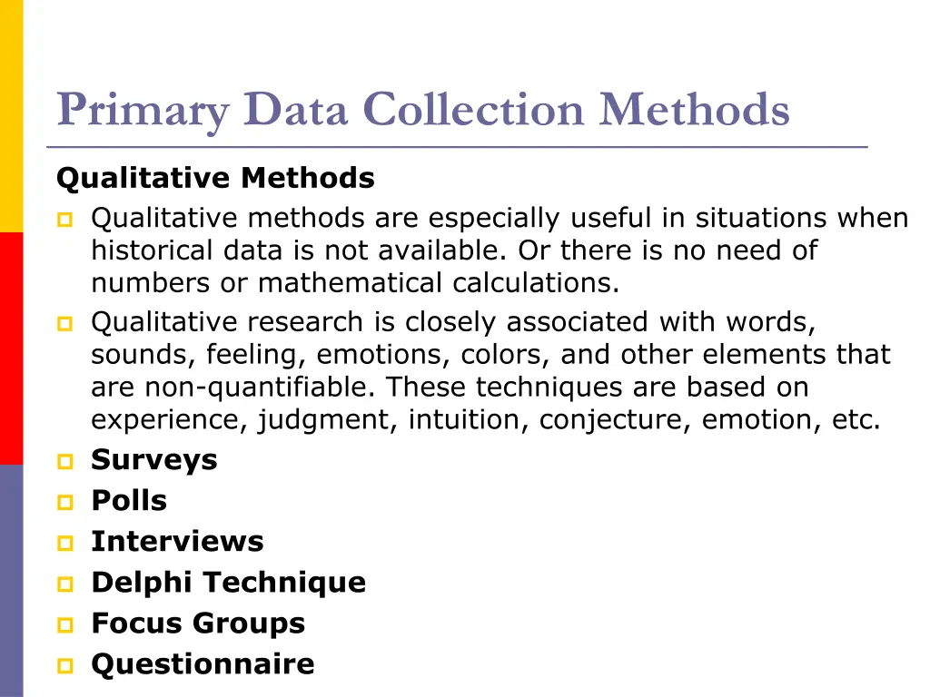 primary data collection methods 2