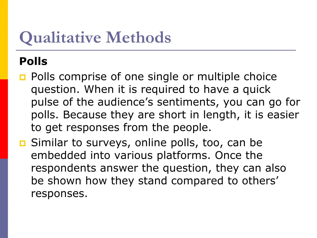 qualitative methods