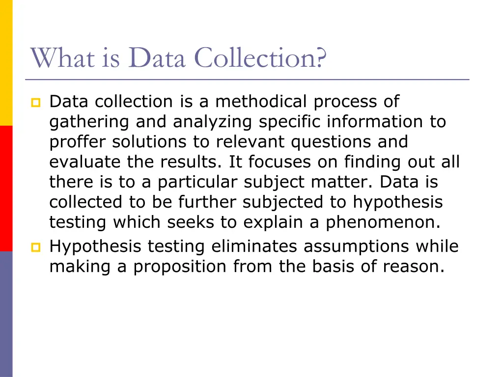 what is data collection