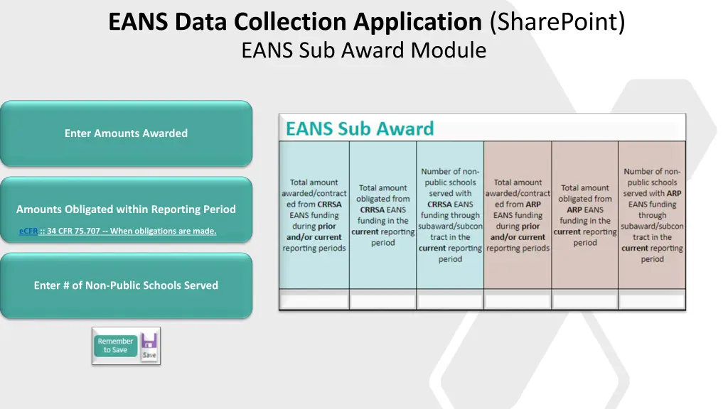 eans data collection application sharepoint eans 2