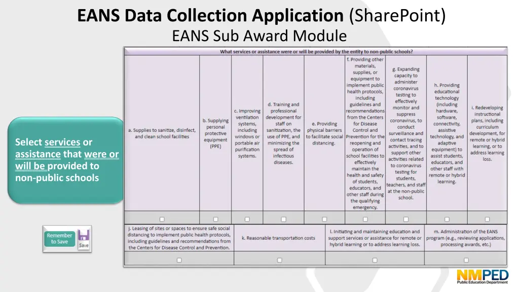 eans data collection application sharepoint eans 3